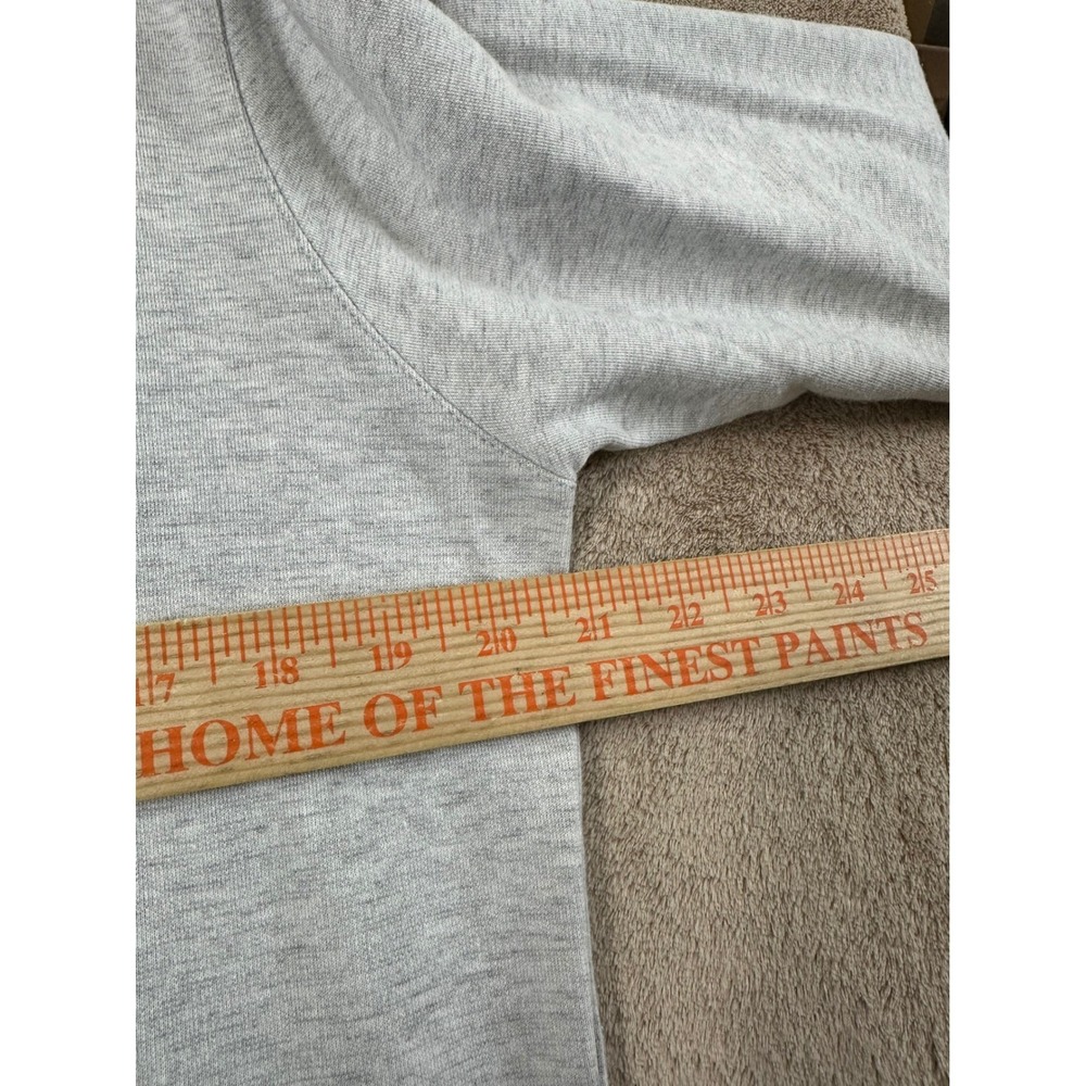 Mizzen + Main Performance Knit Quarter Zip Pullover Sweater Men Size M Gray EUC - Picture 6 of 8